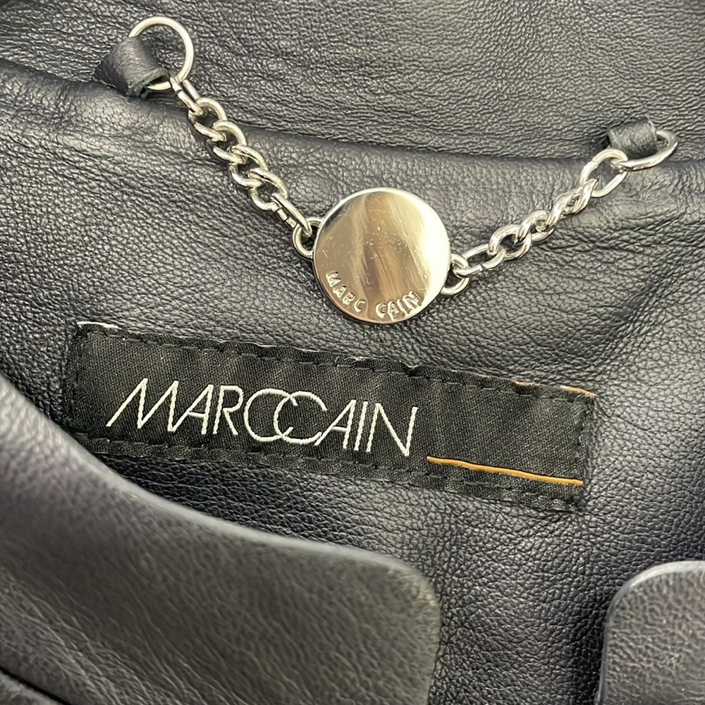 Marc Cain Leather Jacket - Picture 2 of 6